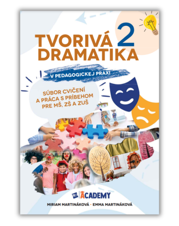 Druhá časť obľúbenej metodiky je určená učiteľom materských, základných a stredných škôl, vychovávateľom, učiteľom literárno-dramatického odboru v základných umeleckých školách. Ide o praktickú metodiku, kde nájde pedagóg súbor aktivít, ktoré obohatia a zatraktívnia výchovno-vzdelávací proces. Tvorivá dramatika má veľkú moc. Pri tvorivej dramatike nejde prvotne o spestrenie vyučovania a jej cieľom nie je len vytvoriť inscenačný tvar. Ide o rozvíjanie komunikácie, spolupráce, viery v samého seba, rozvíjanie osobnosti, tvorivosti a mnohého ďalšieho. Ak nájdete ten správny kľúč, dokážete vytvoriť z dieťaťa tvorivú, mysliacu a empatickú osobnosť. Ak vedia tvoriť v hre, budú tvoriví aj pri riešení životných výziev. Ak sa využíva tvorivá dramatika s citom, uvedomele, pri rešpektovaní osobnosti žiaka, má význam v jeho rozvoji a prehĺbi vzťah medzi pedagógom a žiakom a medzi členmi kolektívu. Cvičenia a práca s príbehom, ktoré sú uvedené v príručke, vychádzajú priamo z aktuálnej praxe. Pri využívaní tvorivej dramatiky v praxi sa totiž stáva, že pedagóg sa "dostane" k cvičeniam a námetom, ktoré deti až tak veľmi neoslovia, prípadne nie sú pre ne veľmi atraktívne. Súčasná generácia detí má totiž svoje špecifiká. Príručka vychádza z aktuálnej praxe so "súčasnými" deťmi. Reaguje na ich potreby a témy, ktorými väčšina z nich "aktuálne" žije. Dodanie: do 7 pracovných dní