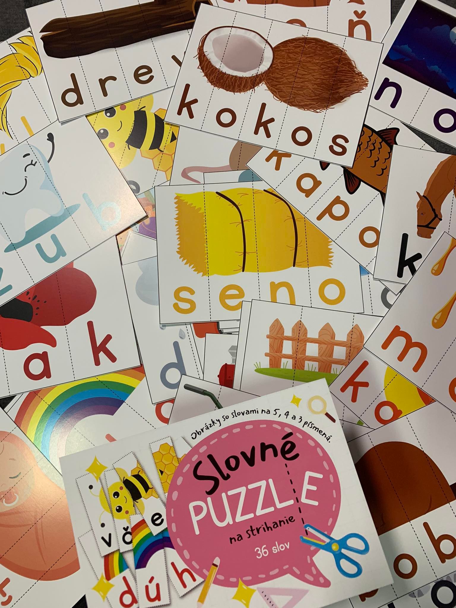 Slovné puzzle na strihanie – Obrázok 2