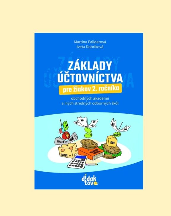 Moderná učebnica, ktorá prináša aktuálne poznatky z oblasti účtovníctva spracované zrozumiteľne a prehľadne pre dnešných študentov. Publikácia vychádza z najnovšej legislatívy a reflektuje aktuálne zákony a prax, s ktorou sa žiaci stretnú v reálnom pracovnom prostredí. Učivo je vysvetlené krok za krokom, s dôrazom na pochopenie súvislostí, nie len memorovanie. Každá téma je doplnená o praktické príklady, ukážky účtovných operácií a úlohy na precvičenie, vďaka ktorým si žiaci upevnia vedomosti a získajú istotu pri riešení reálnych situácií. Učebnica je vhodná pre žiakov 2. ročníka obchodných akadémií a iných stredných odborných škôl. Je ideálnym sprievodcom pre každého, kto chce pochopiť základy účtovníctva jednoducho, logicky a prakticky.