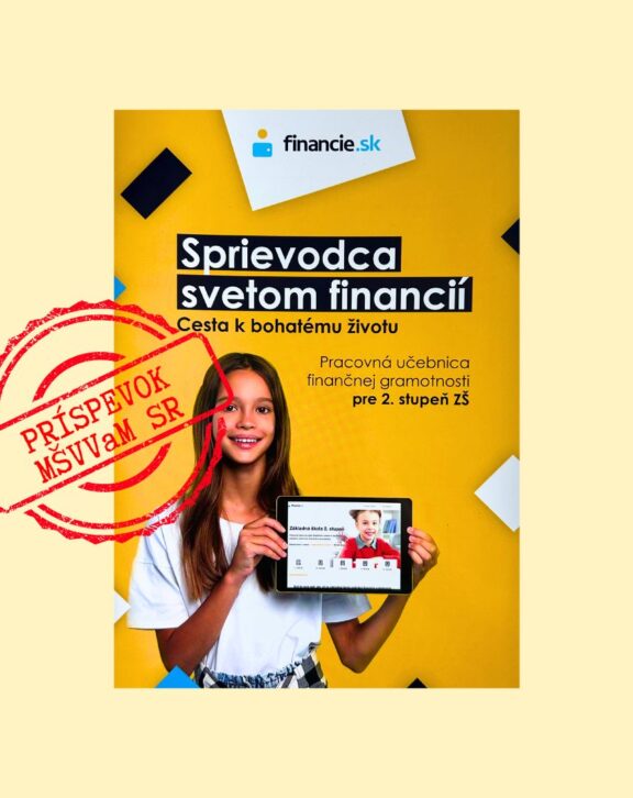 PRÍSPEVOK MŠVVaM Finančná gramotnosť. Učebnica je určená primárne pre 2. stupeň základných škôl a žiakov stredných škôl. Pozostáva z 20 kapitol, z ktorých je každá vždy na 4 stranách a venuje sa témam od toho Ako začať zarábať, cez Poistenie, Investovanie, Úver a dlh, až po vysvetlenie decentralizovaných financií a kryptomien. S jedinečným prístupom a reálnymi príkladmi umožňuje ľahké porozumenie a osvojenie si kompetencií finančného spotrebiteľa. Každá téma má vlastný QR kód, žiaka presmeruje do interaktívnej osnovy konkrétnej témy. Čo sa žiaci naučia? Naučia sa porozumieť, ako zarobiť peniaze a zvýšiť svoju hodnotu na trhu práce, vytvoriť si vlastný rozpočet a usporiadať výdavky, osvojiť so vzťah medzi sporením a poistením, čo je poistenie a za akých podmienok sa oplatí, ako nenaletieť podvodníkom, ako inflácia ničí nasporené peniaze, ako nechať investovaním peniaze zarábať pre teba, čo sú kryptomeny a aké sú možnosti ich využitia a oveľa viac. Dodanie: do 7 pracovných dní