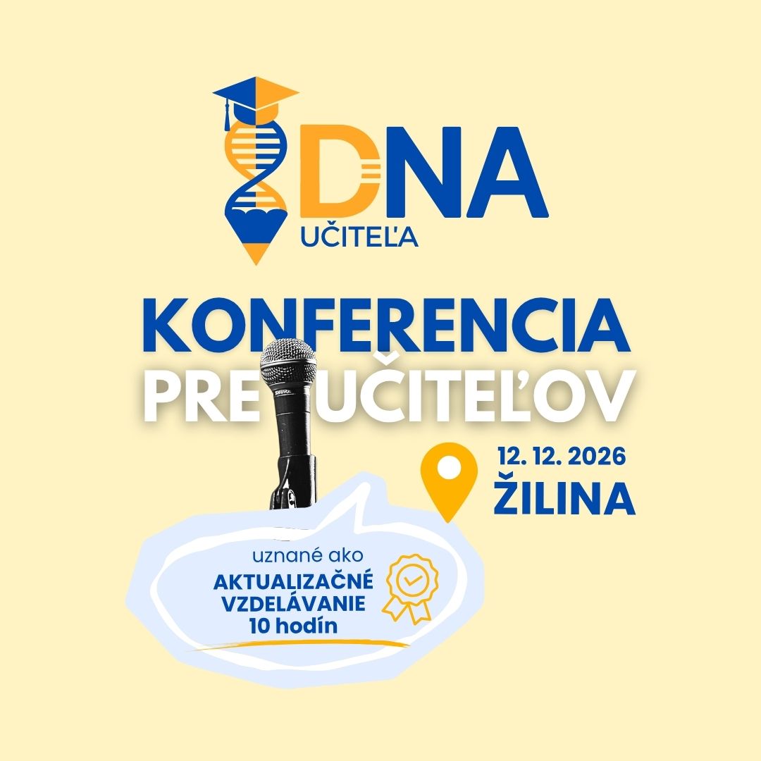 Vstupenka na konferenciu DNA učiteľa 2026